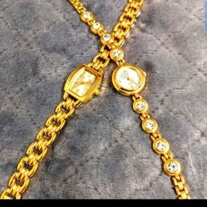 COPY - Vintage Goldtone Bracelet Style Watches BUNDLE of 2